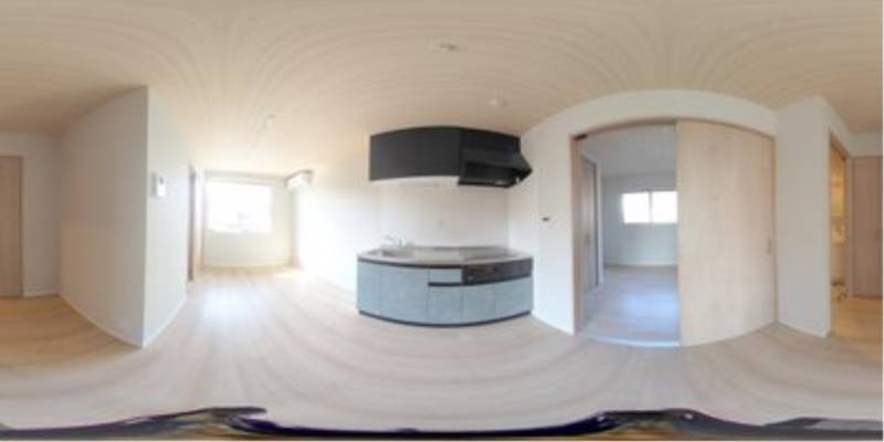 パノラマ画像キッチン