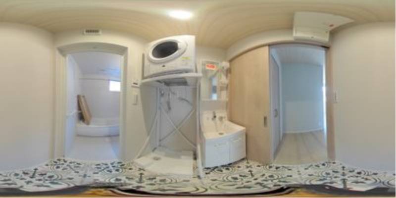 パノラマ画像洗面所