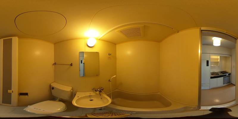 パノラマ画像バスルーム