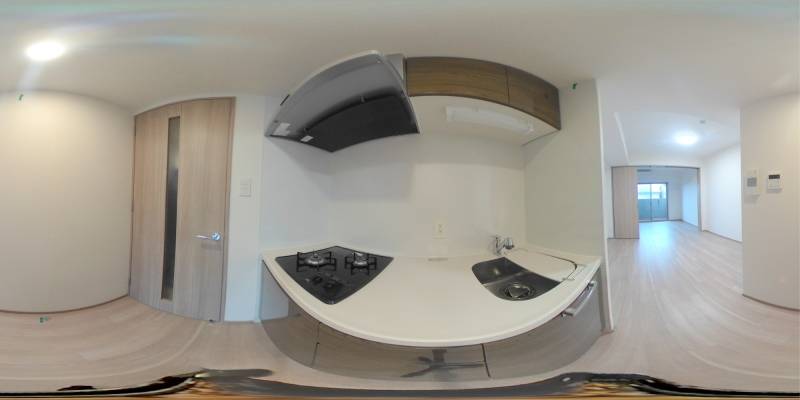 パノラマ画像キッチン