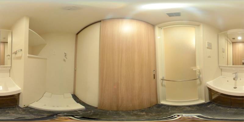 パノラマ画像洗面所