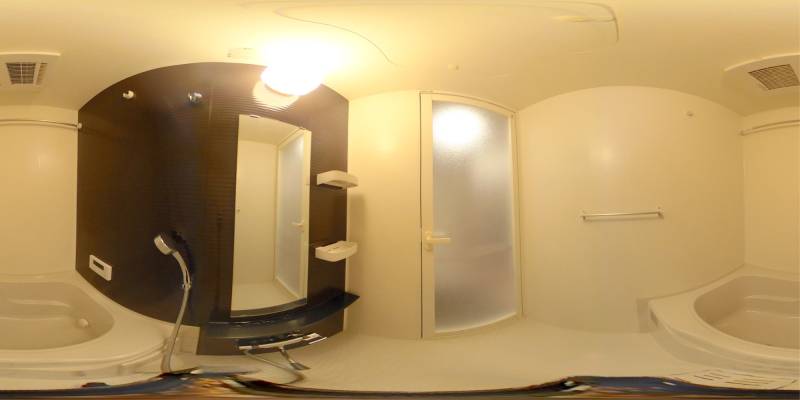 パノラマ画像バスルーム