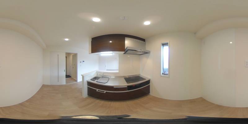 パノラマ画像キッチン