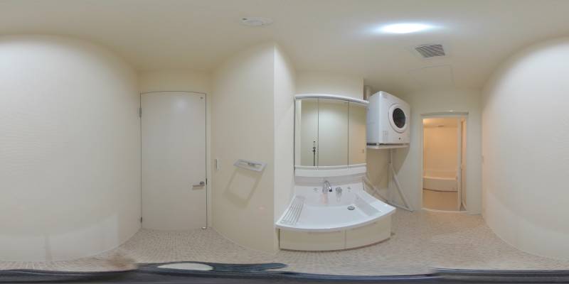 パノラマ画像洗面所