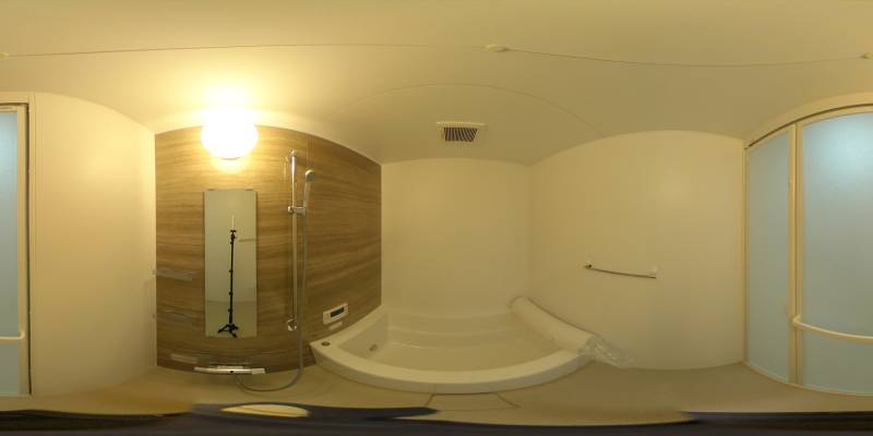 パノラマ画像バスルーム