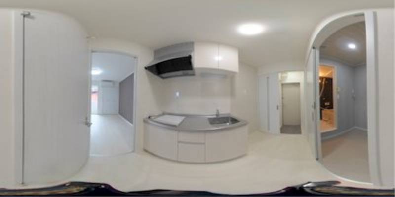 パノラマ画像キッチン