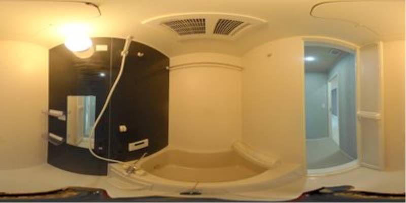 パノラマ画像バスルーム