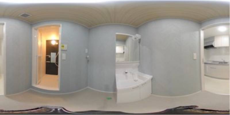 パノラマ画像洗面所