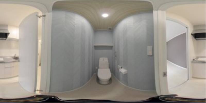 パノラマ画像トイレ