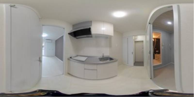 パノラマ画像キッチン