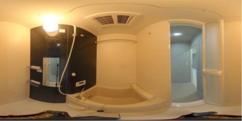 パノラマ画像バスルーム