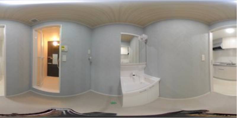 パノラマ画像洗面所