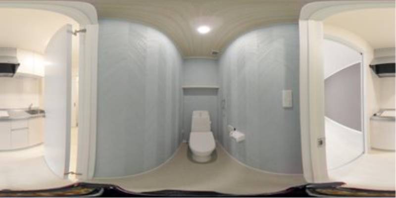 パノラマ画像トイレ