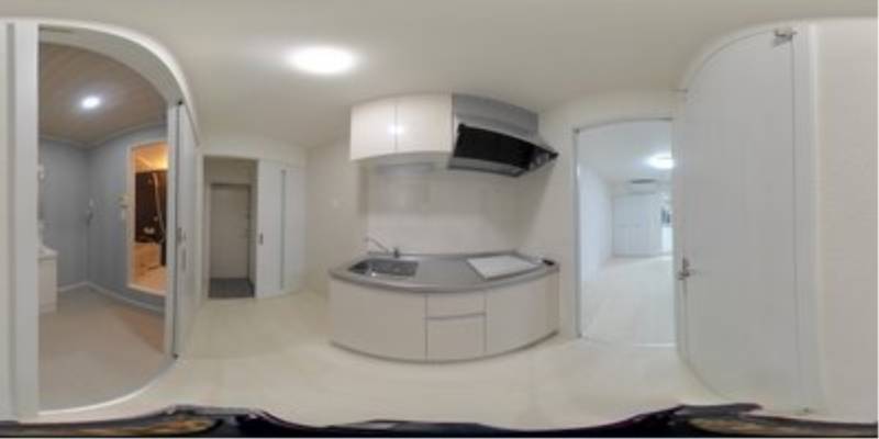 パノラマ画像キッチン