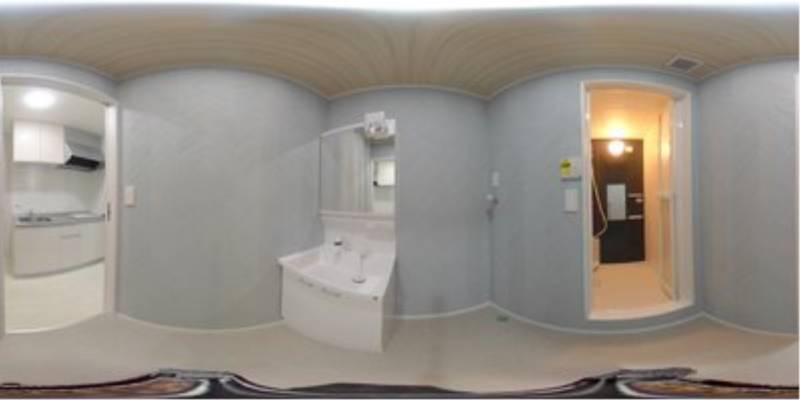 パノラマ画像洗面所