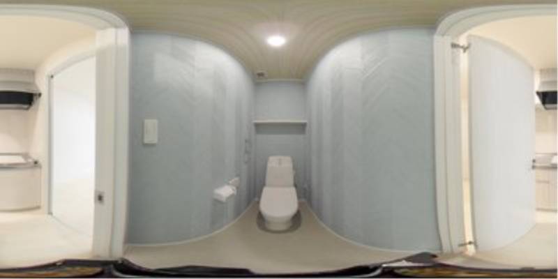 パノラマ画像トイレ