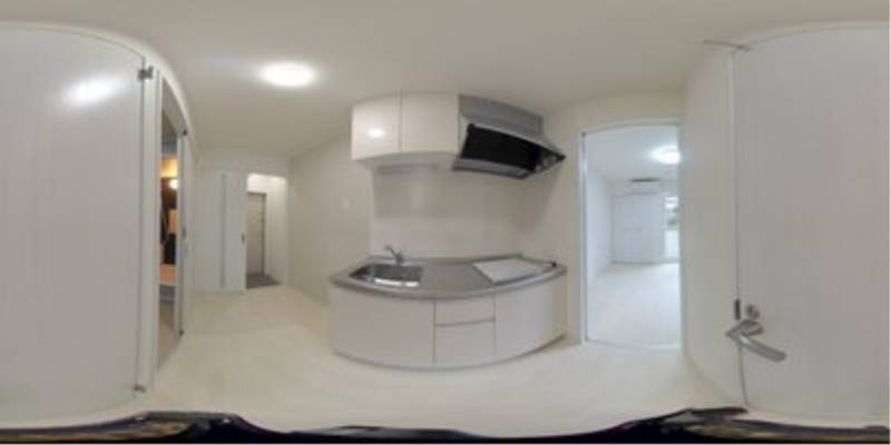 パノラマ画像キッチン