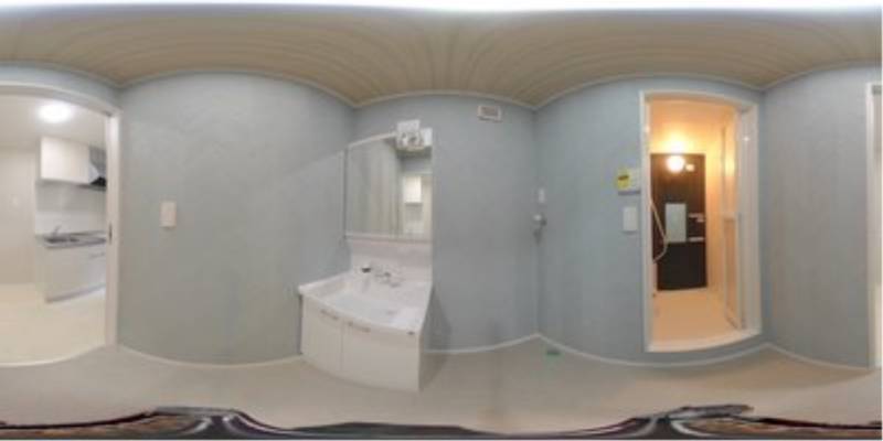 パノラマ画像洗面所