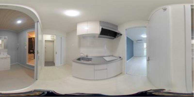 パノラマ画像キッチン