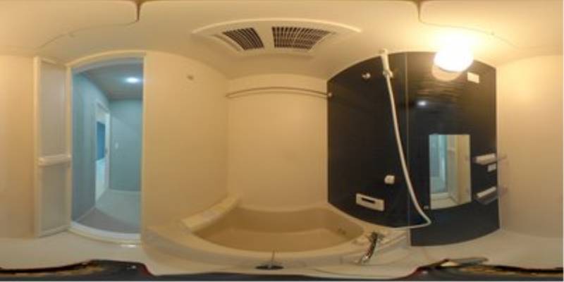 パノラマ画像バスルーム