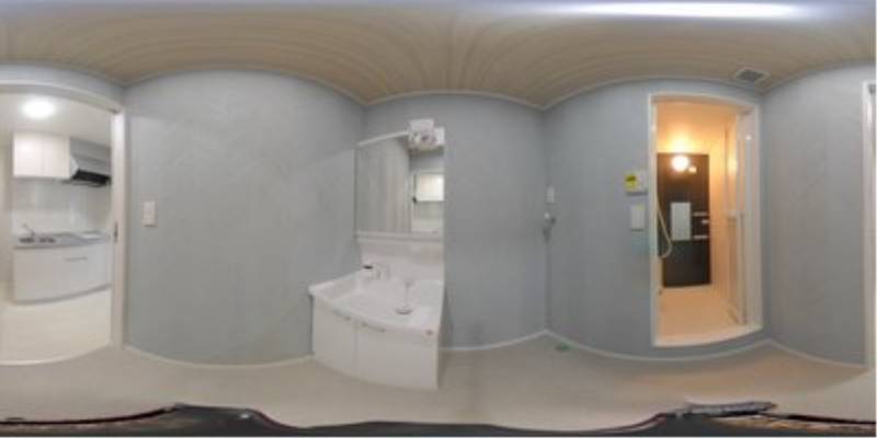 パノラマ画像洗面所