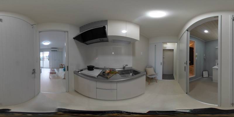 パノラマ画像キッチン