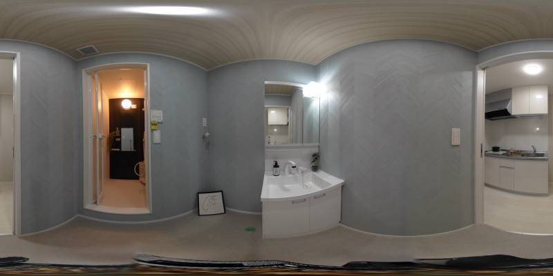 パノラマ画像洗面所