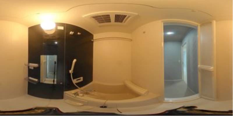 パノラマ画像バスルーム