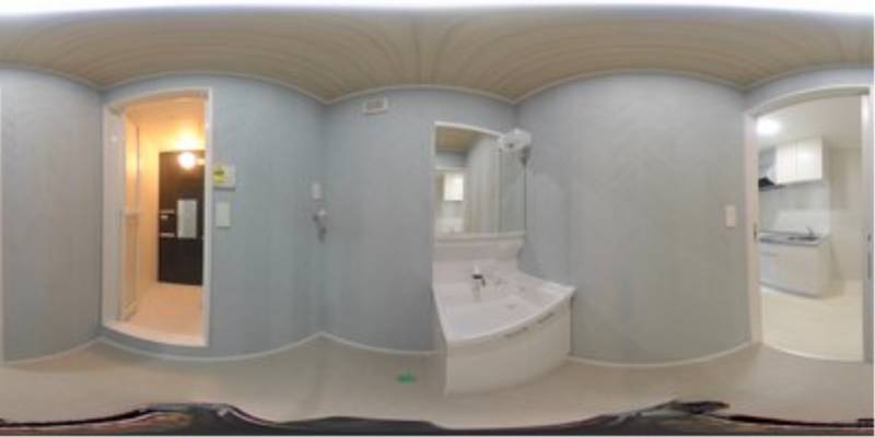 パノラマ画像洗面所