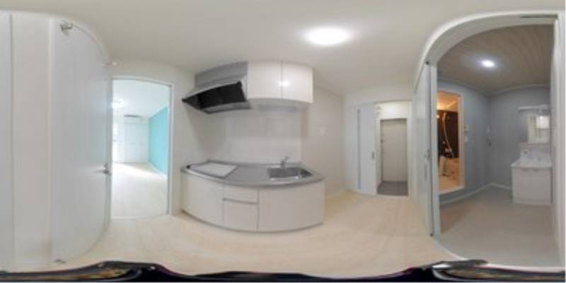 パノラマ画像キッチン