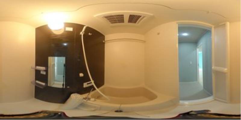 パノラマ画像バスルーム