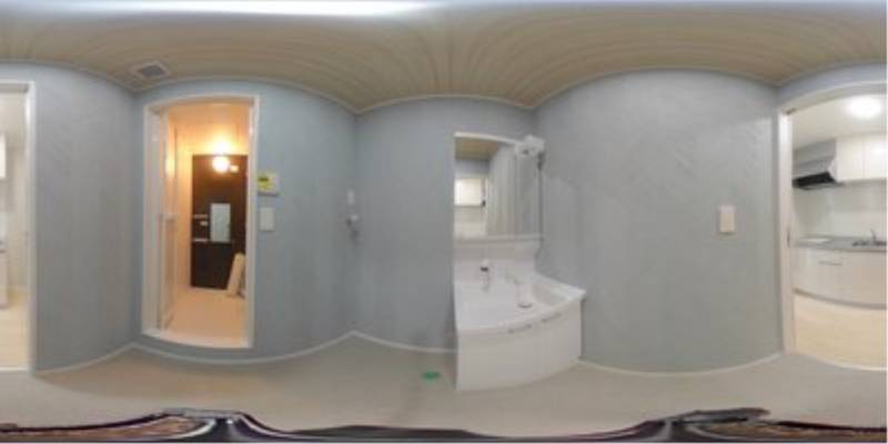 パノラマ画像洗面所