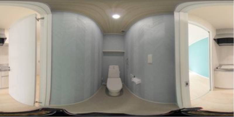 パノラマ画像トイレ