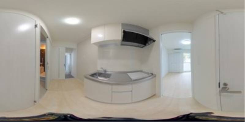 パノラマ画像キッチン