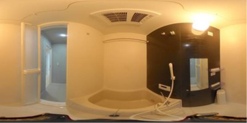 パノラマ画像バスルーム