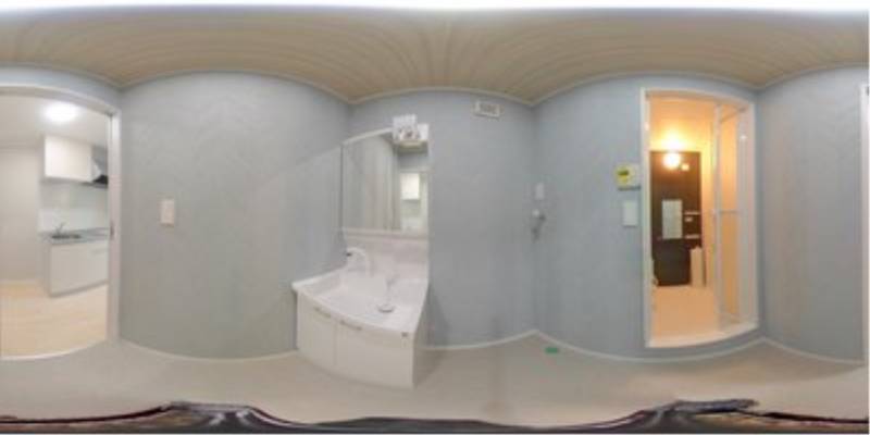 パノラマ画像洗面所