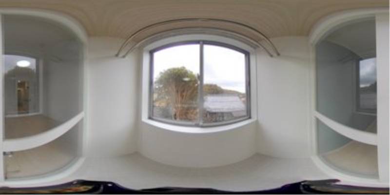 パノラマ画像バルコニー