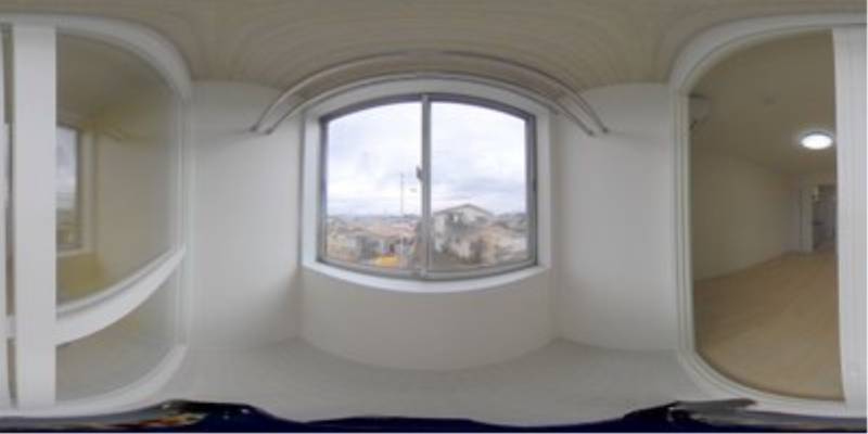 パノラマ画像バルコニー