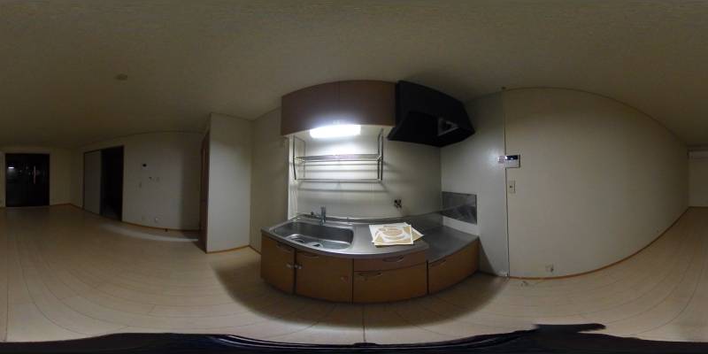 パノラマ画像キッチン