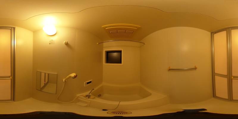 パノラマ画像バスルーム