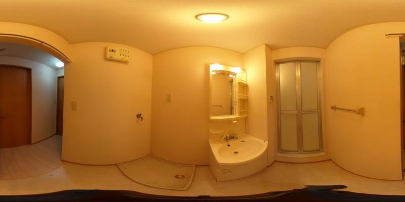 パノラマ画像洗面所