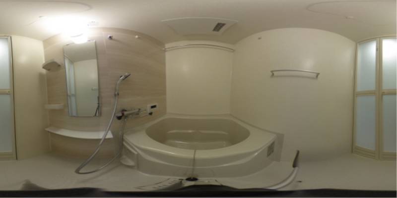 パノラマ画像バスルーム