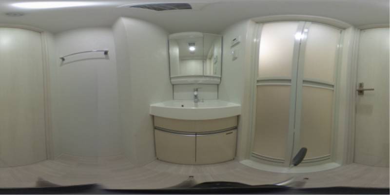 パノラマ画像洗面所