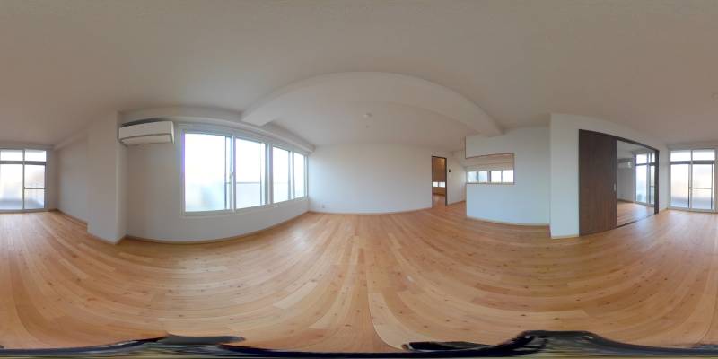 パノラマ画像リビング