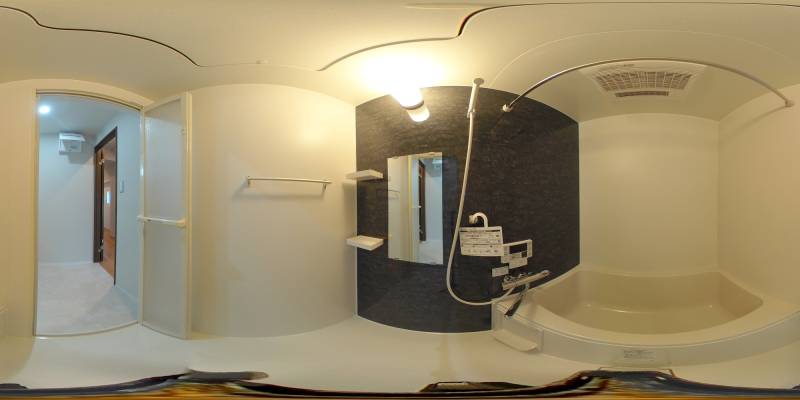 パノラマ画像バスルーム