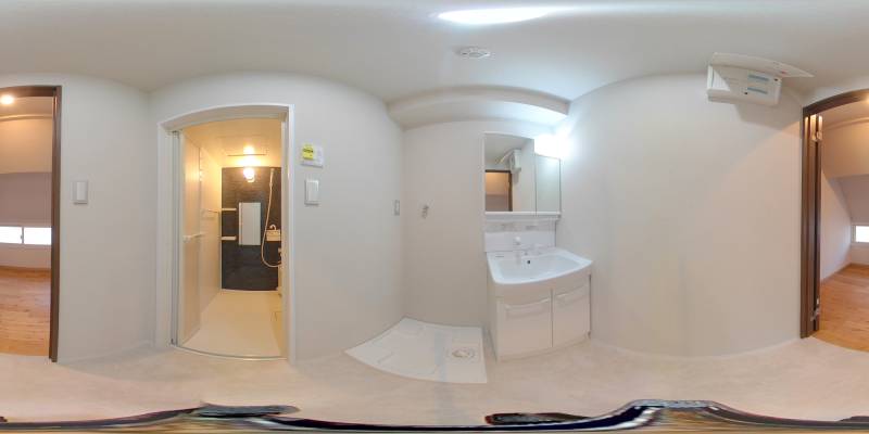 パノラマ画像洗面所