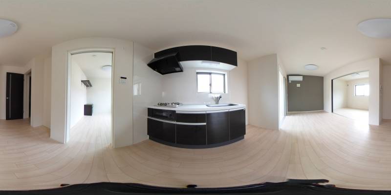 パノラマ画像キッチン