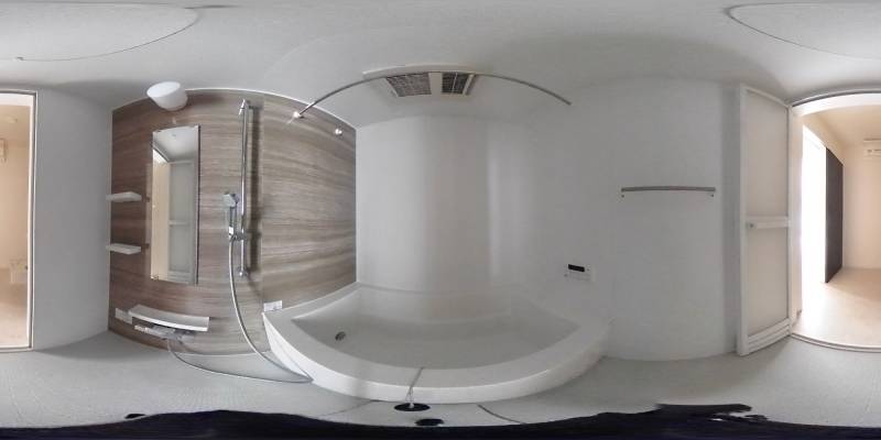 パノラマ画像バスルーム