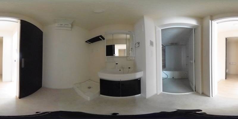 パノラマ画像洗面所