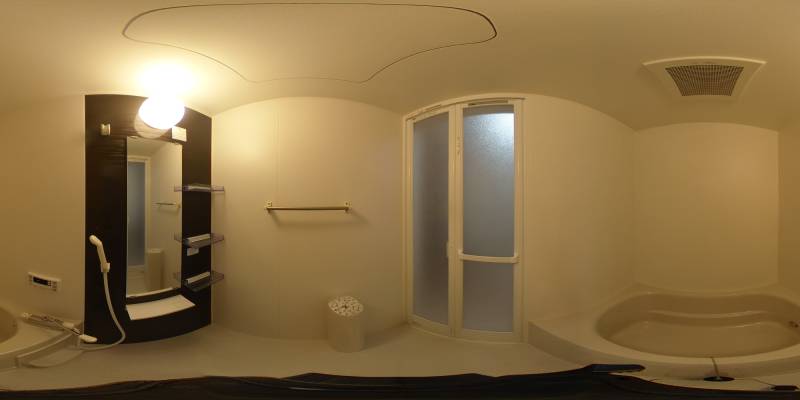 パノラマ画像バスルーム